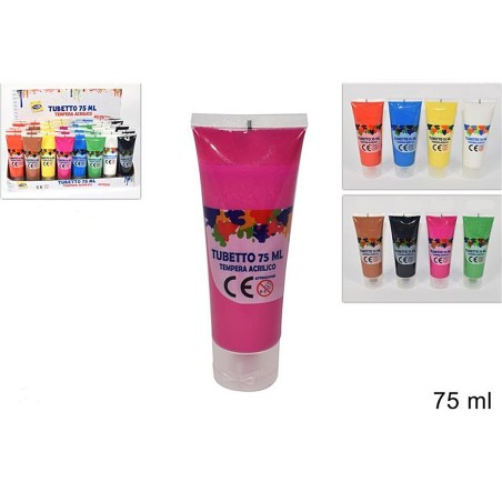 Tubetto 75 ml tempera acrilica colore Mondo Presepi