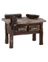 Workbench for carpenter cm 7x4x4,6 h for 10 cm statues