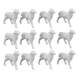 Set 12 Pecore cm 2,5x2 - Cod. 