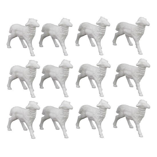 Set 12 Pecore cm 2,5x2 - Cod. W02 Mondo Presepi