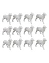 Juego de 12 Ovejas de 2,5x2 cm - Cod. W02 Mondo Presepi