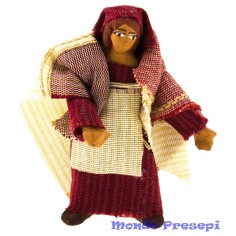 Mujer de pie articulada cm 7-8 Mundo Pesebres 2