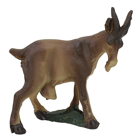 Giovane mungitore di capra in resina serie 9 cm