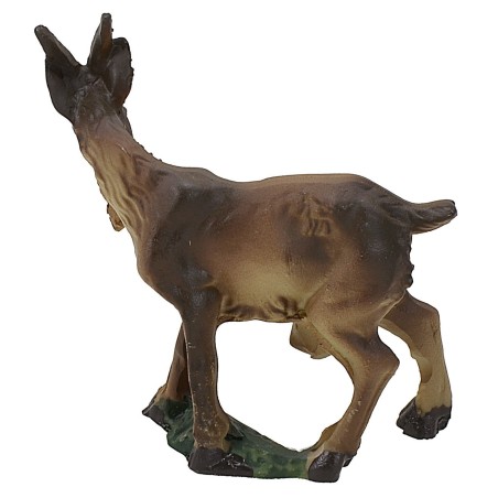 Giovane mungitore di capra in resina serie 9 cm