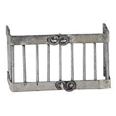 Ringhiera in metallo per balcone cm 5,5x2x3,2 h. Mondo Presepi