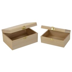 Set due cofanetti in legno 2