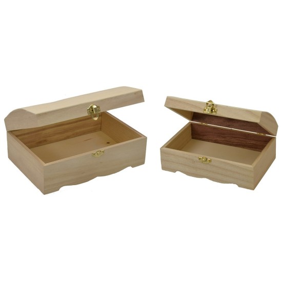 Set due bauletti in legno Mondo Presepi