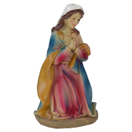 Madonna inginocchiata in resina serie 30 cm
