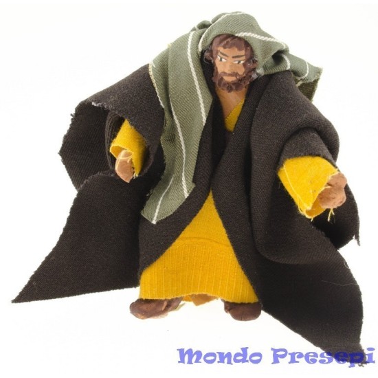 San José y María articulados de pie de 7-8 cm Mundo Pesebres