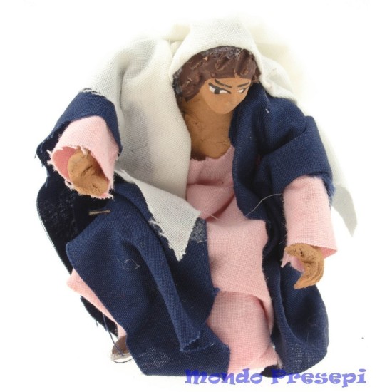 St. Joseph and Mary standing jointed 7-8 cm