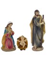 Natività 3 soggetti in resina serie 30 cm Mondo Presepi