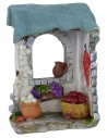 Bottega del fruttivendolo in resina cm 10x4,5x14,8 h Mondo