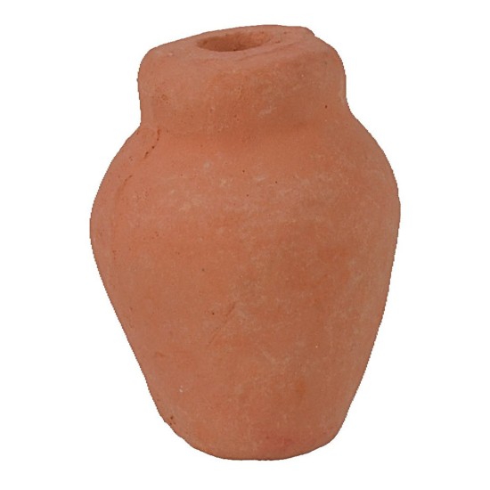 Set of 5 terracotta vases h 2.3 cm Mondo Presepi