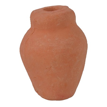 Set of 5 terracotta vases h 2.3 cm Mondo Presepi