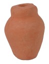 Juego de 5 jarrones de terracota h 2,3 cm