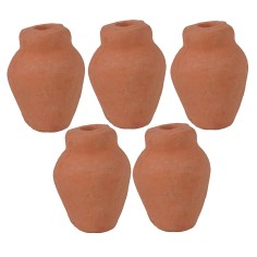Set 5 vasi in terracotta h 2,3 cm Mondo Presepi 2