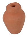 Juego de 5 jarrones de terracota h 2,3 cm