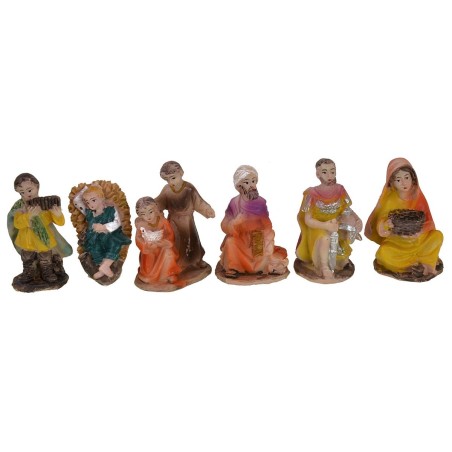 24 personajes de resina de 6,5 cm de altura Mundo Pesebres