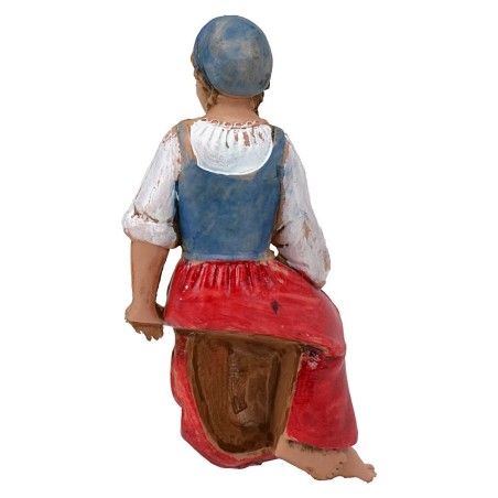 Donna in posizione seduta serie 10 cm Landi Moranduzzo