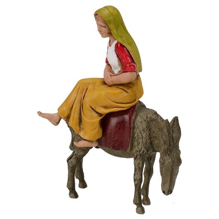 Seated woman for donkey series 10 cm Landi Moranduzzo