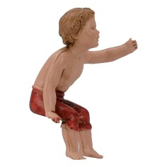 Bambino seduto serie 10 cm Landi Moranduzzo Mondo Presepi 2