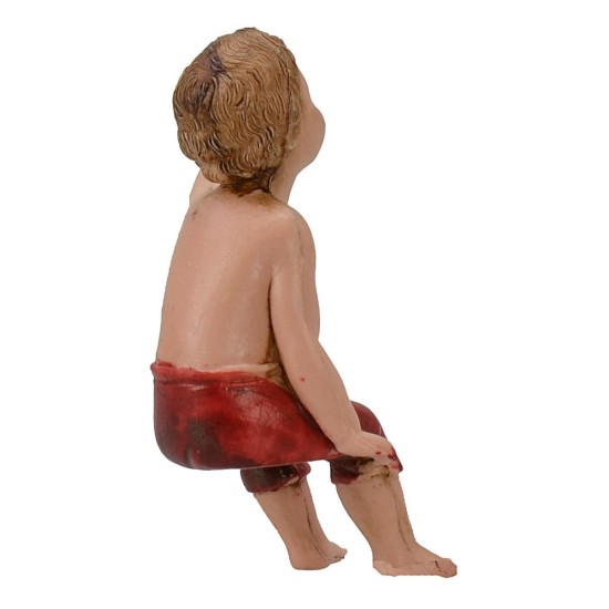 Bambino seduto serie 10 cm Landi Moranduzzo Mondo Presepi