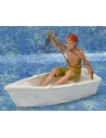 Pescatore seduto cm 10 Landi Mondo Presepi