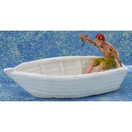 Pescador sentado cm 10 Landi Mundo Pesebres