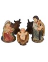 Natividad 5 figuras en resina 3,5 cm