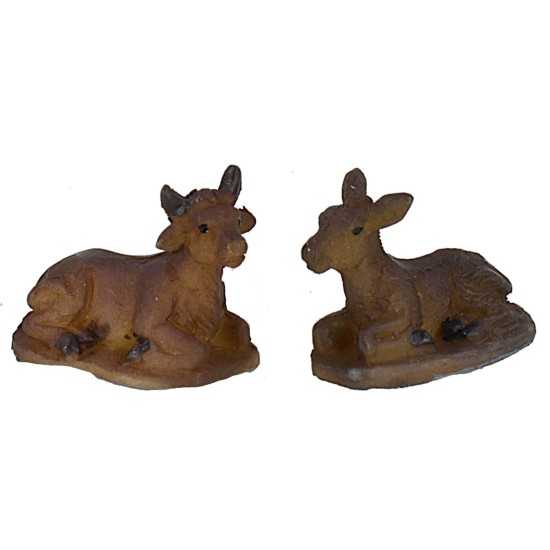 Natividad 11 figuras en resina serie 3,5 cm Mundo Pesebres