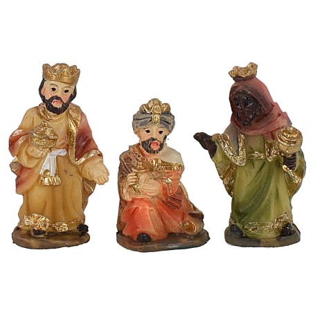 Natività 11 soggetti in resina serie 3,5 cm