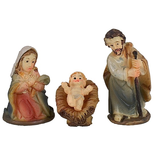 Natività 11 soggetti in resina serie 3,5 cm