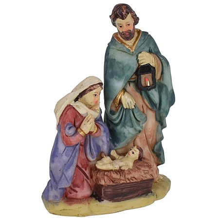 Natività monoblocco in resina cm 7x3x10 h