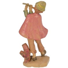 Giovane pifferaio lux 16 cm in pvc Mondo Presepi 2
