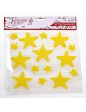 Window sticker 15 yellow stars
