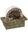 Forno tondo con fuoco funzionante a batterie cm 10,8x6,2x9,6 h