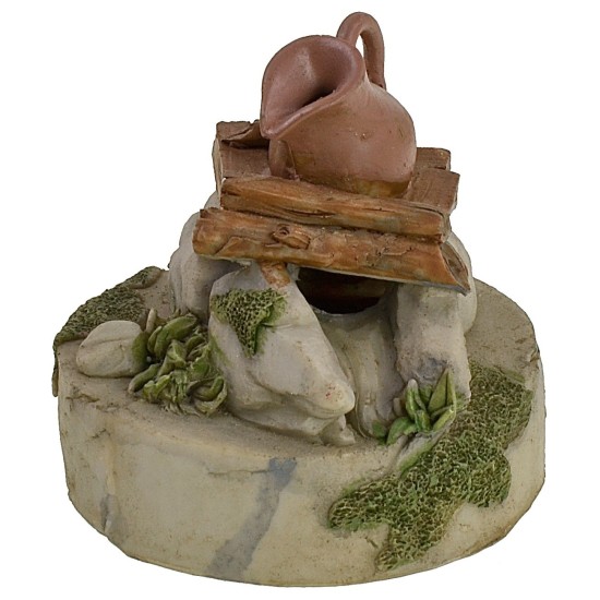 Bivacco da campo con fuoco funzionante a batterie ø 9x9,2 h cm