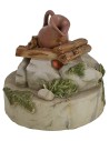 Camp bivouac with battery-operated fire ø 9x9.2 h cm