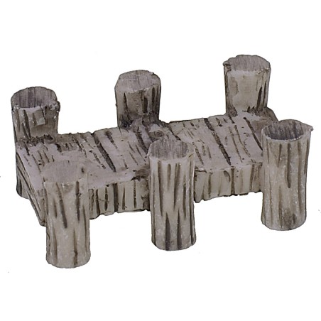 Muelle de resina cm 2,5x3,5x1,5 h Mundo Pesebre