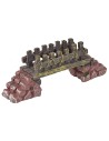 Ponte tra due argini in resina cm 2,8x12x4,4 h Mondo Presepi