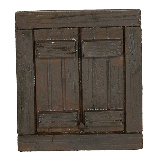 Finestra in resina effetto legno cm 5,8x0,6x6,6 h