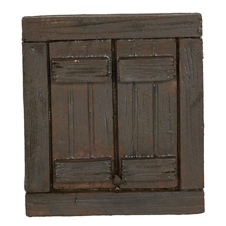 Finestra in resina effetto legno cm 5,8x0,6x6,6 h