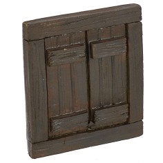 Finestra in resina effetto legno cm 5,8x0,6x6,6 h 2