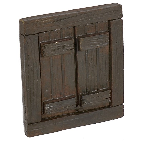 Finestra in resina effetto legno cm 5,8x0,6x6,6 h