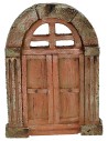 Portone in resina a due battenti con arco cm 7x0,9x9,7 h