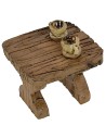 Tavolo in resina effetto legno cm 3,8x3,5x3 h