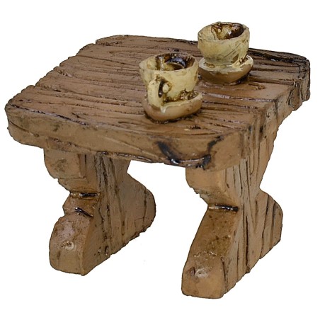 Tavolo in resina effetto legno cm 3,8x3,5x3 h