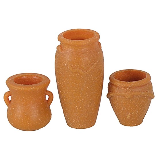 Set 6 vasetti in pvc Mondo Presepi