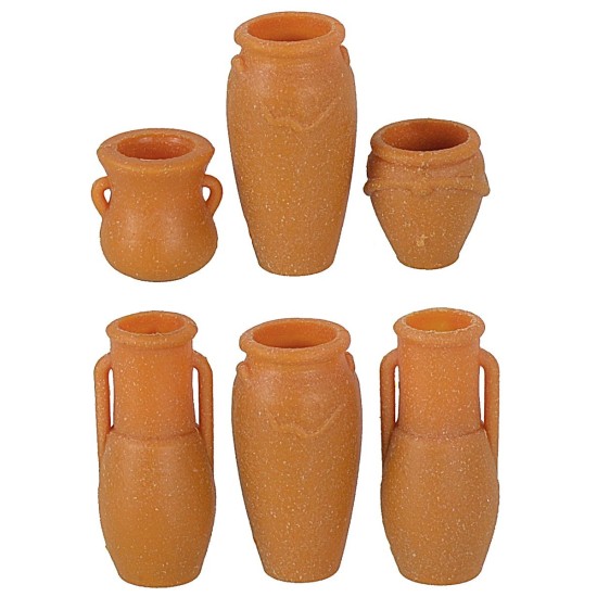 Set 6 vasetti in pvc