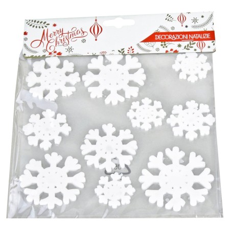 Vetrofania 10 fiocchi di neve